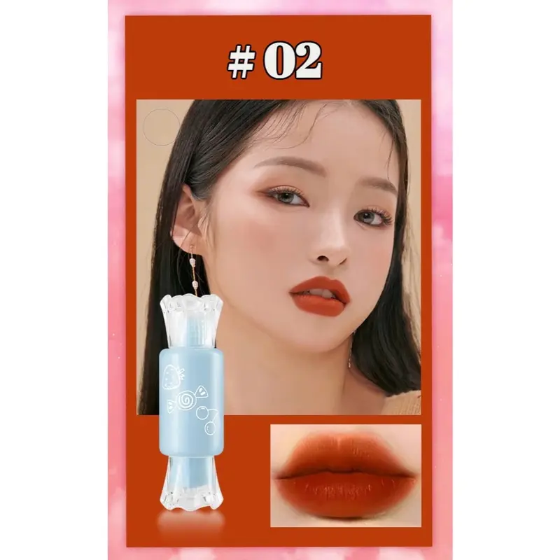 LIP TINT LIP CREAM CANDY TAHAN AIR CEPAT KERING LEMBUT DI BIBIR DENGAN HASIL CANTIK MAKSIMAL 6