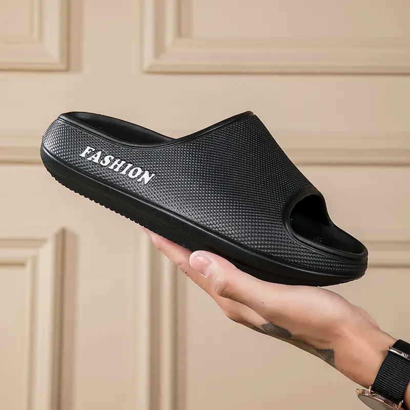 Irspe Hitam Pria Sepatu Sandal Anti Selip Pria Dan Wanita Sandal Pasangan Untuk Keluar Dan Rumah Sandal Rumah Ultra Ringan Dan Lembut Shoes sandal selop pria sandal cowok keren sandal pria dewasa 2024 Sendal Carvil Pria Sandal Mode Hitam 39 s/d 44