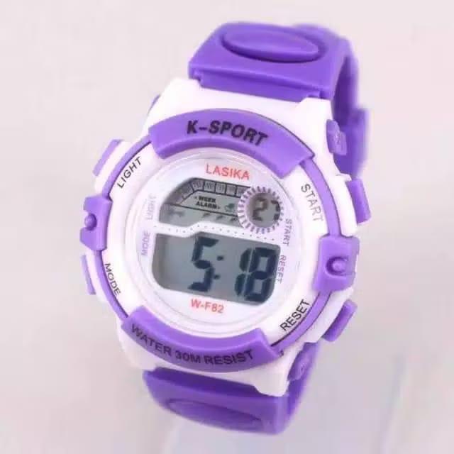 JAM TANGAN ANAK LAKI LAKI DAN PEREMPUAN BANYAK PILIHAN WARNA TALI KARET ANTI AIR WATCHESS 6