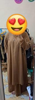Product Review of Faiza Dress Gamis Malaysian Look Ceruty Babydoll Variasi Payet Dress Melayu Kurung Polos Premium Modern from c**♡ 0
