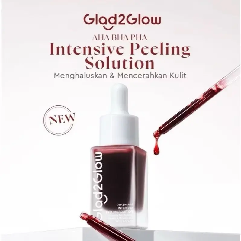 GLAD2GLOW AHA BHA PHA Peeling Solutions 15ml