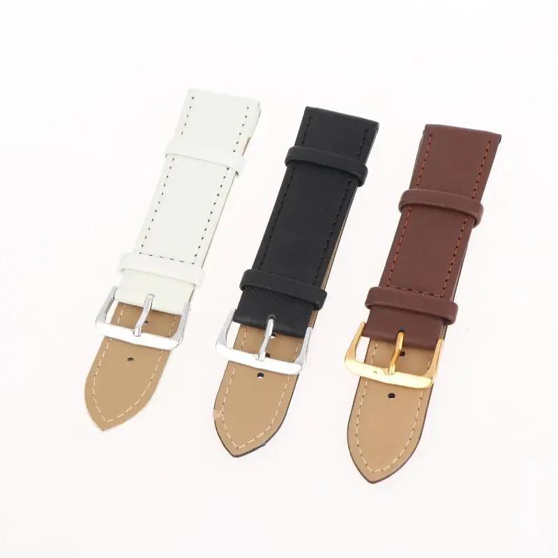 PU da dây đeo đồng hồ phong cách thiết kế mỏng unisex Ban nhạc cổ tay 10mm-22mm phù hợp cho nam giới phụ nữ trẻ em tất cả các nhóm tuổi