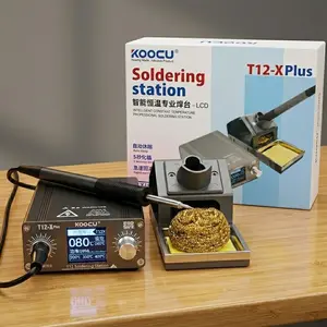 Solder Station KOOCU T12-X Plus Original Digital LCD Intelligent Constant Temperature Auto Sleep Anti Statis ESD Safe heating