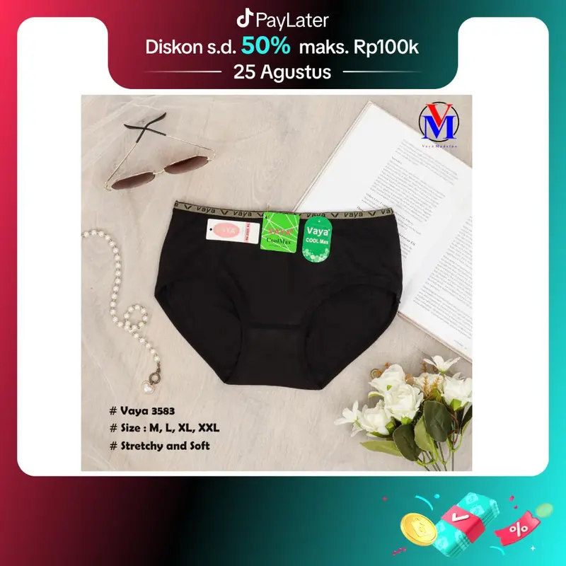 Vaya ( 3PCS ) Celana Dalam Wanita Art 3583 0