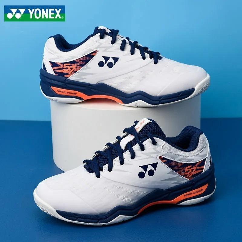 Product Introduction of Yonex Professional Badminton Shoes SHB57EX Men Women Anti-slip Shock Absorption Lindan Sports Shoes 22