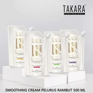 TAKARA Professional Smoothing Keratin Step 1 dan 2 Pelurus Rambut 500ML
