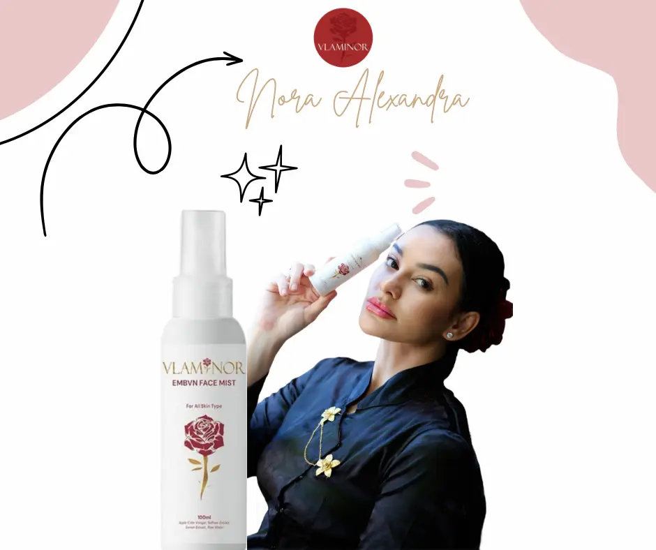EMBVN FACE MIST VLAMINOR Perawatan Wajah Bopeng Pencerah Muka Bruntusan Pelembab