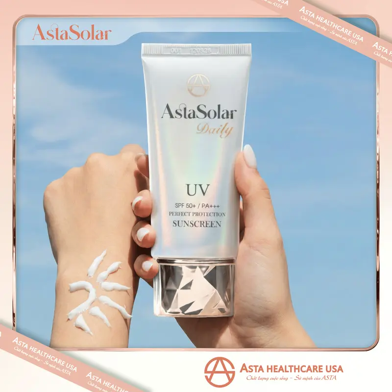 AstaSolar Kem Chống Nắng Hằng Ngày Daily SPF50+/PA+++ Bảo Vệ Tối Ưu Trước Tia UV Dùng Hàng Ngày Cung Cấp Bảo Vệ Cao Cho Da 2