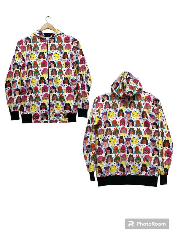 JAKET RUNNING FULL PRINTING JAKET GOWES JAKET MOTIF BUNGA JAKET OLAHRAGA UNISEX Sport 1