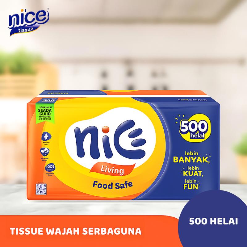 Facial Tissue Tisue Tisu Wajah Nice 250 Sheets - Shop | Tokopedia
