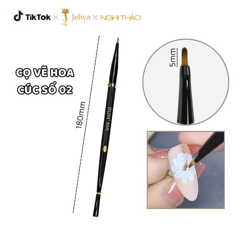  Cọ hoa cúc vẽ móng nail NGHI THẢO số 02 
