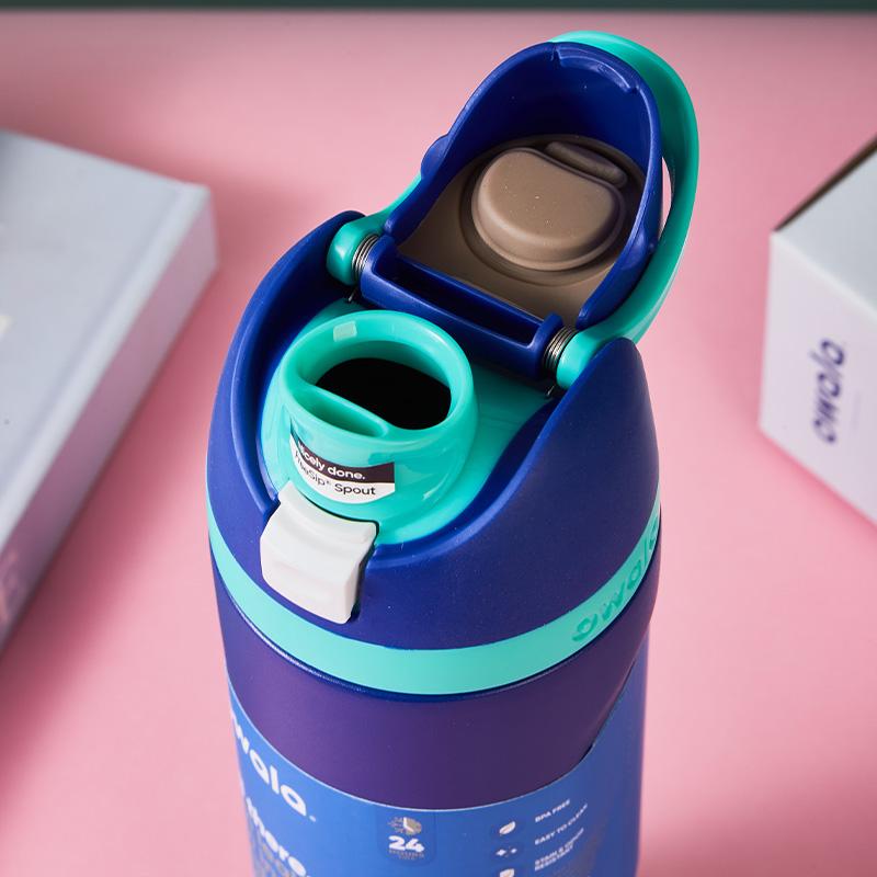 Product Introduction of owala Cup Vacuum Flasks & Thermoses Water Bottle Drinkware Thermo Tumbler Stainless Steel Thermal Mug Original Cold Hot Coffee Insulated Lid Straw Bottled Portable tumbler heat and cold original official store 24oz 32oz 710ml 950ml Loop 21