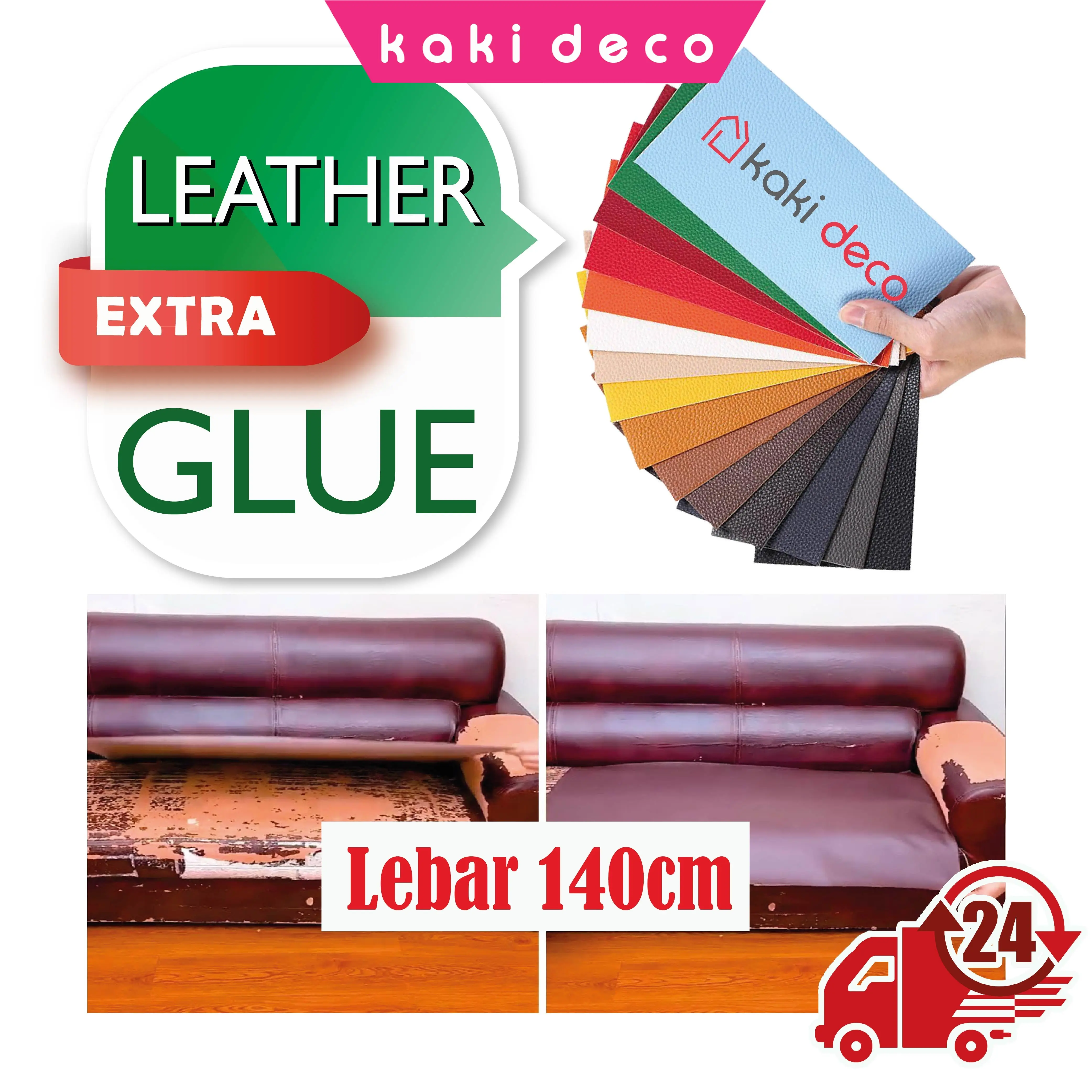 Extra Glue  Synthetic Leather Patch sofa repairing leather sticker PVC PU Leather Repair pelekat sofa kulit gam sofa