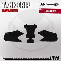 Gambar Hayaidesu Tank Pad & Tank Grip YAMAHA R25 - Piranha Skin Motive - FULL HITAM dari Hayaidesu Indonesia Kab. Tangerang 4 Tokopedia