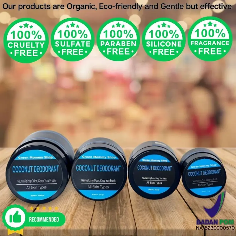 Deodoran Alami - Coconut Deodorant - Deo Natural - Membantu Mengurangi Bau Badan 4