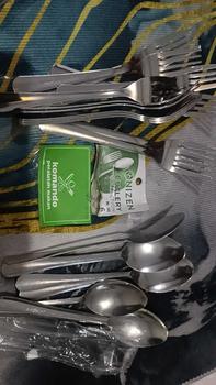 Product Review of 2 lusin sendok dan garpu makan tebal from d**6 0