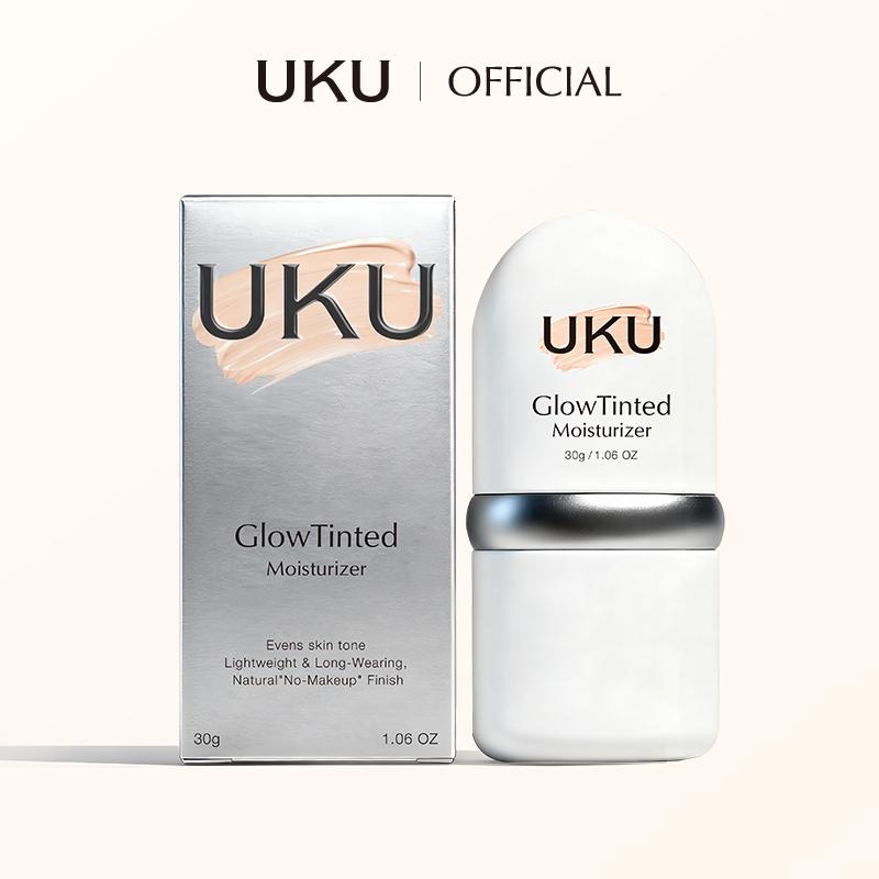 【BPOM】UKU BB Cream 6-in-1 Mencerahkan dengan Niacinamide Retinol Ekstrak Ginseng | Waterproof Tahan Lama Seharian Melembabkan Menutupi Noda Primer Wajah 30g