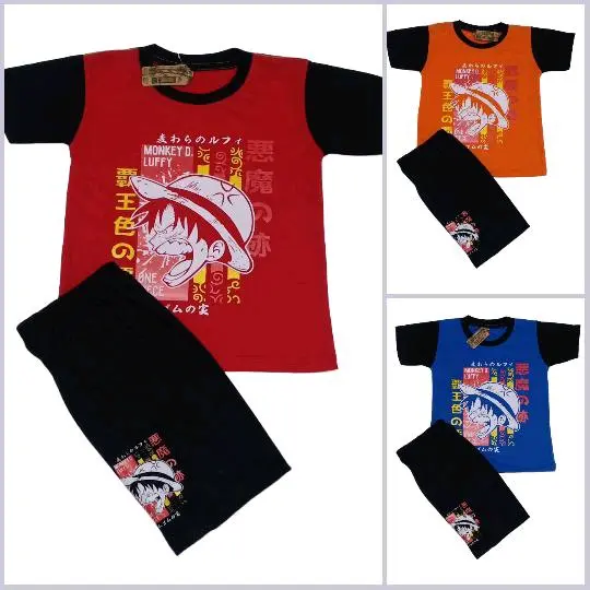 Kaos anak Setelan cowok Murah 100rb 5pics. Baju Motif 4