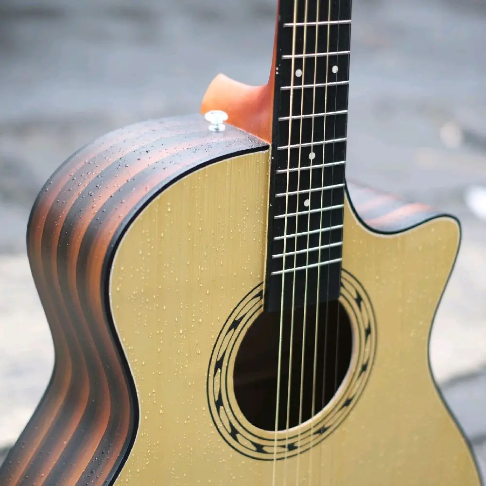 Shinobi Gitar Akustik Original Murah tanam besi (model Doff)