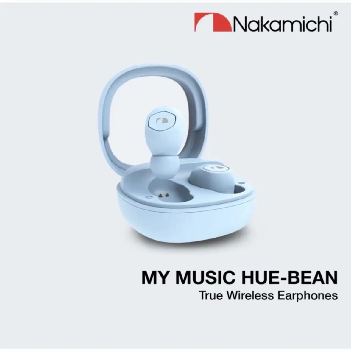 ￼Nakamichi My Music Hue Bean True Wireless Bluetooth Earphones Headset