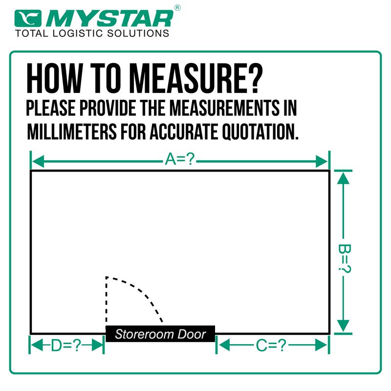 Product Introduction of Original Advanced Adjustable MYSTAR Multiple Removeable Metal Shelves Boltless Rack for Bomb Shelter and Storeroom | 1800mm Height | Singapore Local Stock | 3