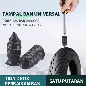 Paku Perbaikan Ban Darurat Mobil Motor Alat Tambal Ban Karet Alat Perbaikan Ban Tubeless untuk Ban Bocor