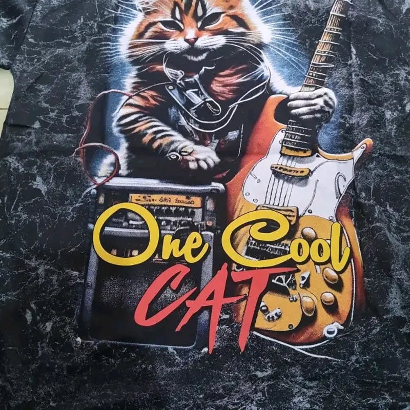 Kaos Atasan Tshirt Anak Usia 7-13 Tahun Lengan Pendek Karakter Cat Rider 4