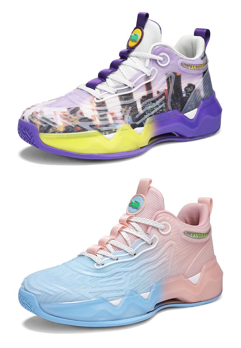 Product Introduction of IEAGO Fashion Mens Basketball Shoes Casual Breathable Women Sport Training High Top Sneakers 45