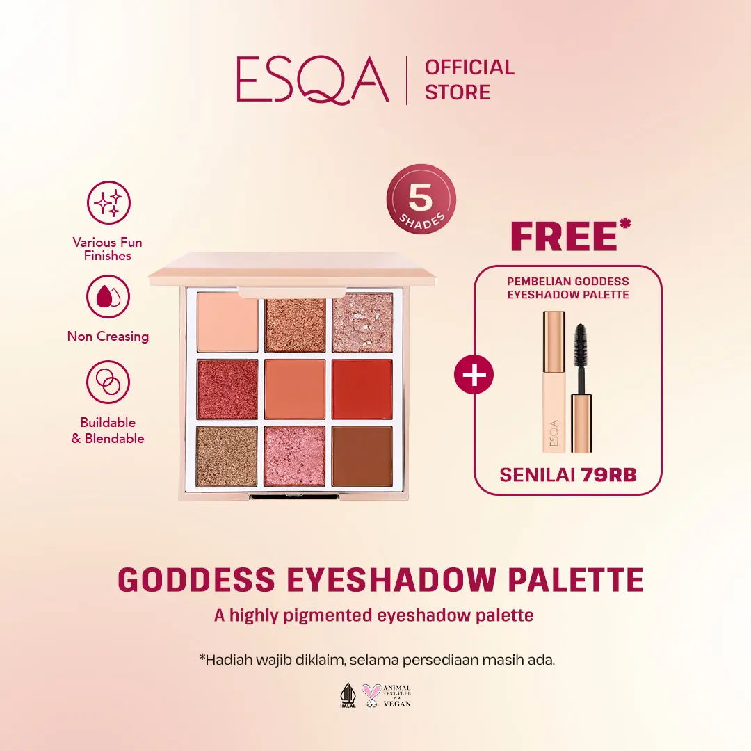 ESQA Goddess Eyeshadow Palette