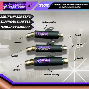Knalpot Original Provid Silincer Only Type Drak KL Untuk Motor Beat,Mio,Vario DLL