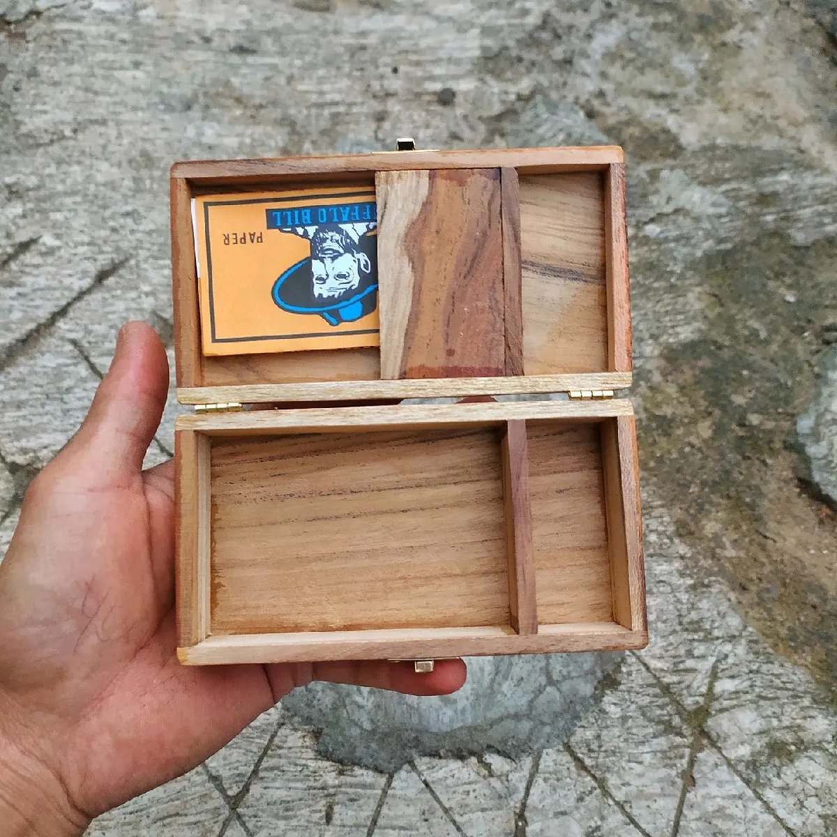 box tingwee / box pancing praktis bahan kayu jati