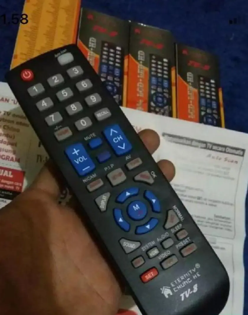 { BISA COD } remote universal semua merek tv bisa remot control televisi serba bisa