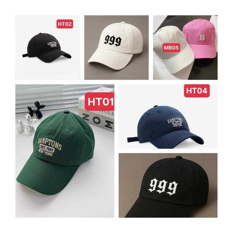 Xả hàng mũ thêu logo thể thao giao ngẫu nhiên mẫu