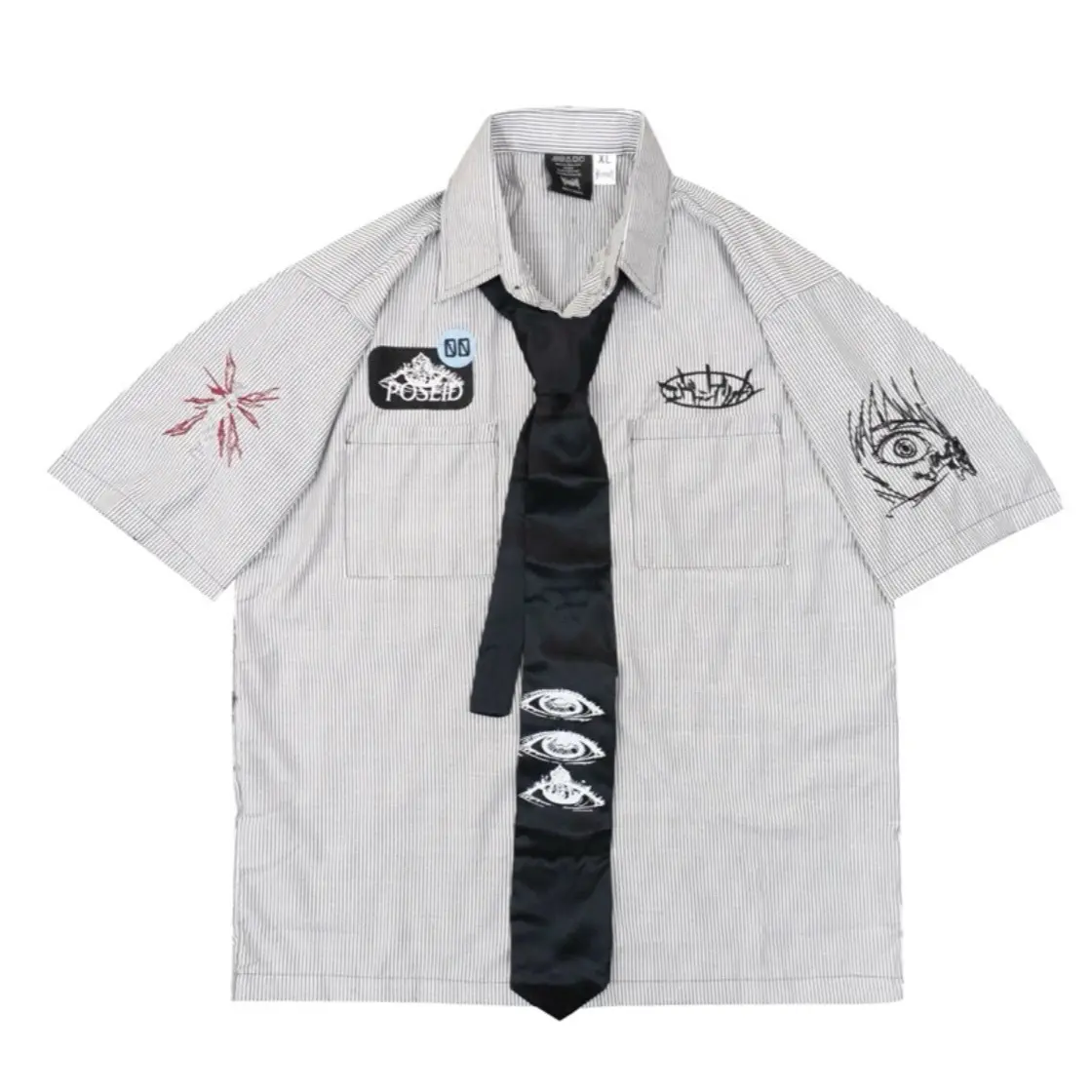 Kemeja Stripe Shirt | REI AYANAMI | Poseidon Reprisal
