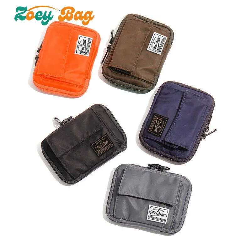 Men's Purse Mini Zipper Wallet Coin Pouch