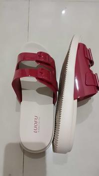 Product Review of LUOFU E 7188 -B2K5WS SIZE 36-40  l Sandal Selop ban 2 jelly wanita l Sendal kokop cewek impor from K**n 3