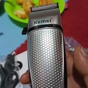 Alat Cukur Rambut KM 4639 Hair Trimmer Electric / Mesin Cukur Rambut Elektrik Silver