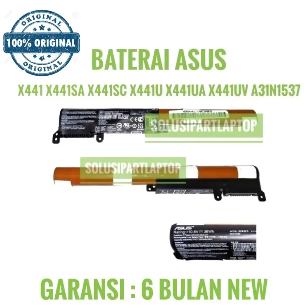 Ori Baterai Asus X441X441S X441SA X441SC X441U X441UA X441N A31N1537 Battery