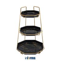 Gambar Informa Appetite Set Wadah Saji Dengan Rak Tingkat Octagon - Hitam Serving Bowl Wadah Hidang Bowl Saji Tempat Hidang dari Informa Indonesia Kota Administrasi Jakarta Utara 1 Tokopedia