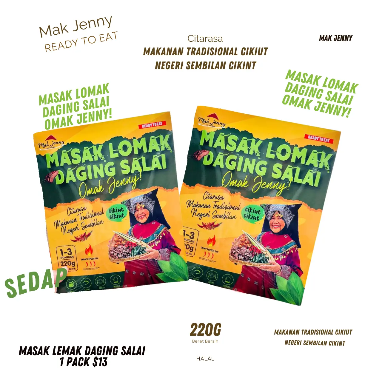 Masak Lomak Daging Salai Omak Jenny
