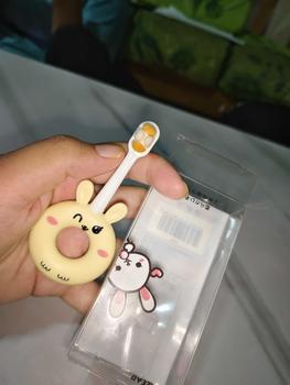 Product Review of Day One Ultra Soft Toddler Micro Nano Toothbrush Superfine Soft Baby Kids Round Circular Ring Handle Tooth Brush from e**_ 0