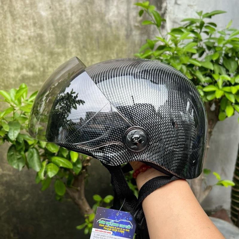 NÓN BẢO HIỂM SƠN NHÚNG CÓ GẮN KÍNH CHỐNG NẮNG CHE BỤI,SƠN NANÔ BÓNG CHỐNG TRẦY XƯỚC