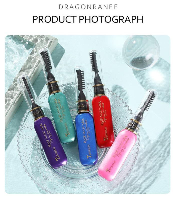 Product Introduction of 13 Colors Disposable Hair Dye Color One-off Hair Coloured Hair Beauty Tool 32