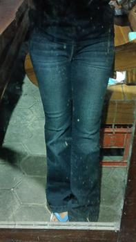 Product Review of ORE - CZ 930 Size 27-34 - Highwaist Strecht Cutbray Jeans Vintage Black Washed Slim-fitting Celana Kaki from T** 2