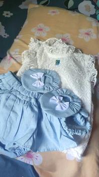 Product Review of Setelan Baju Brukat Jumper Rok Anak Bayi Perempuan Usia 0-6 Bulan Lucu Pakaian Baby Girl Kekinian Pergi JAlan Kondangan AGATHA JUMPER SET from N**a 0