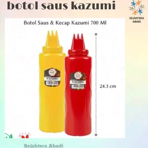 BOTOL SAUS KAZUMI | 3 LUBANG HOMMY
