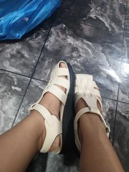 Product Review of Le Bianca ALY 21-0900 Sepatu Sendal Wanita Flat Sandal Army from S**h 2