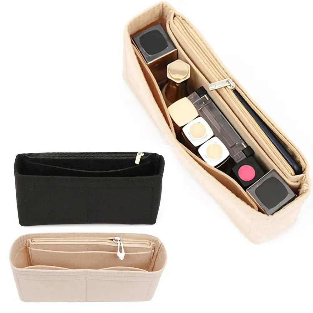 Soft Organizer Travel Bag Insert Handbag Insert Bag Inner Bag Felt Insert Bag Purse Liner