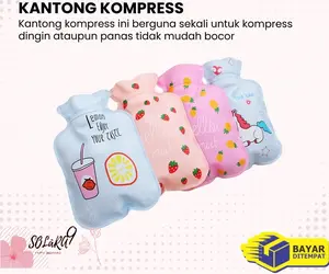 Kantong Air Alat Kompres Panas Dingin Motif Lucu Penurun Demam / Water Bag Kantung Air Alat Kompres Hot Cold Panas Dingin