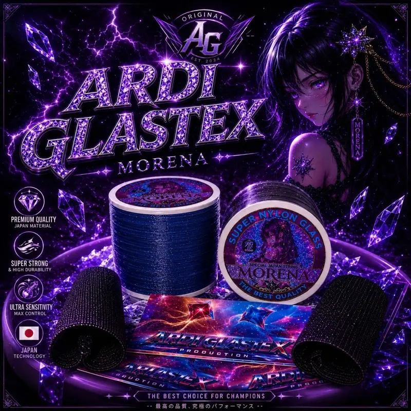 GELASAN MORENA SPECIAL JAPAN STRING 1000yard FREE STIKER+Pelindung jari klos bogel